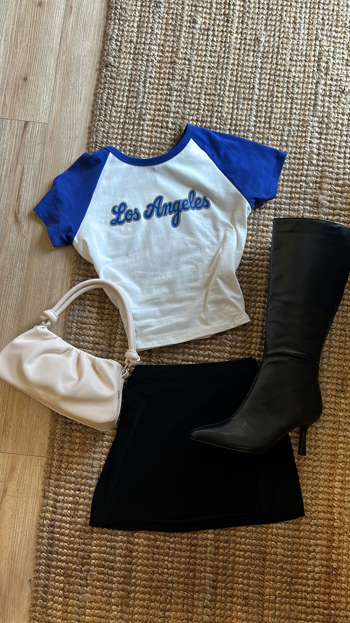L.A. RAISED BADDIE BABY TEE