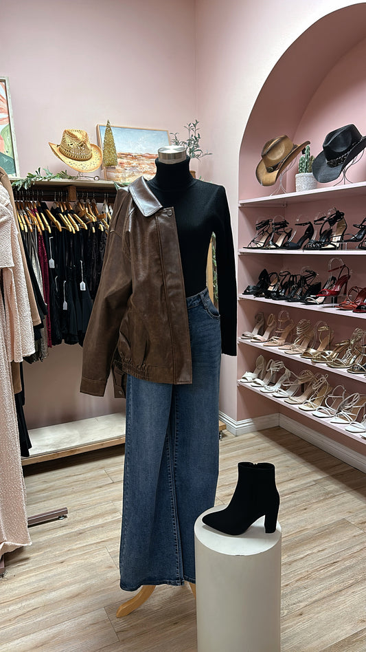 KACEY LEATHER JACKET