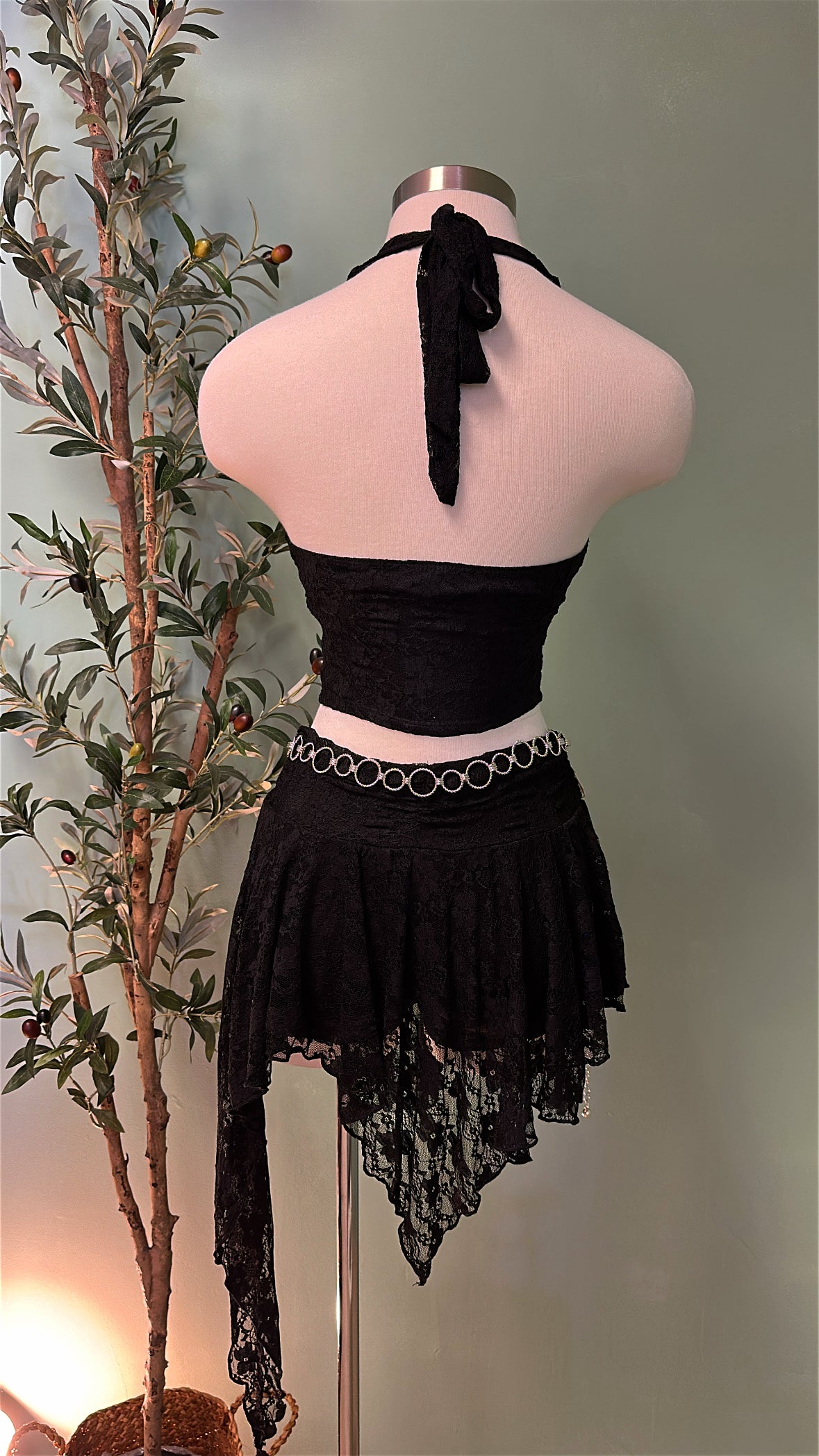 COQUETA HALTER TOP SET
