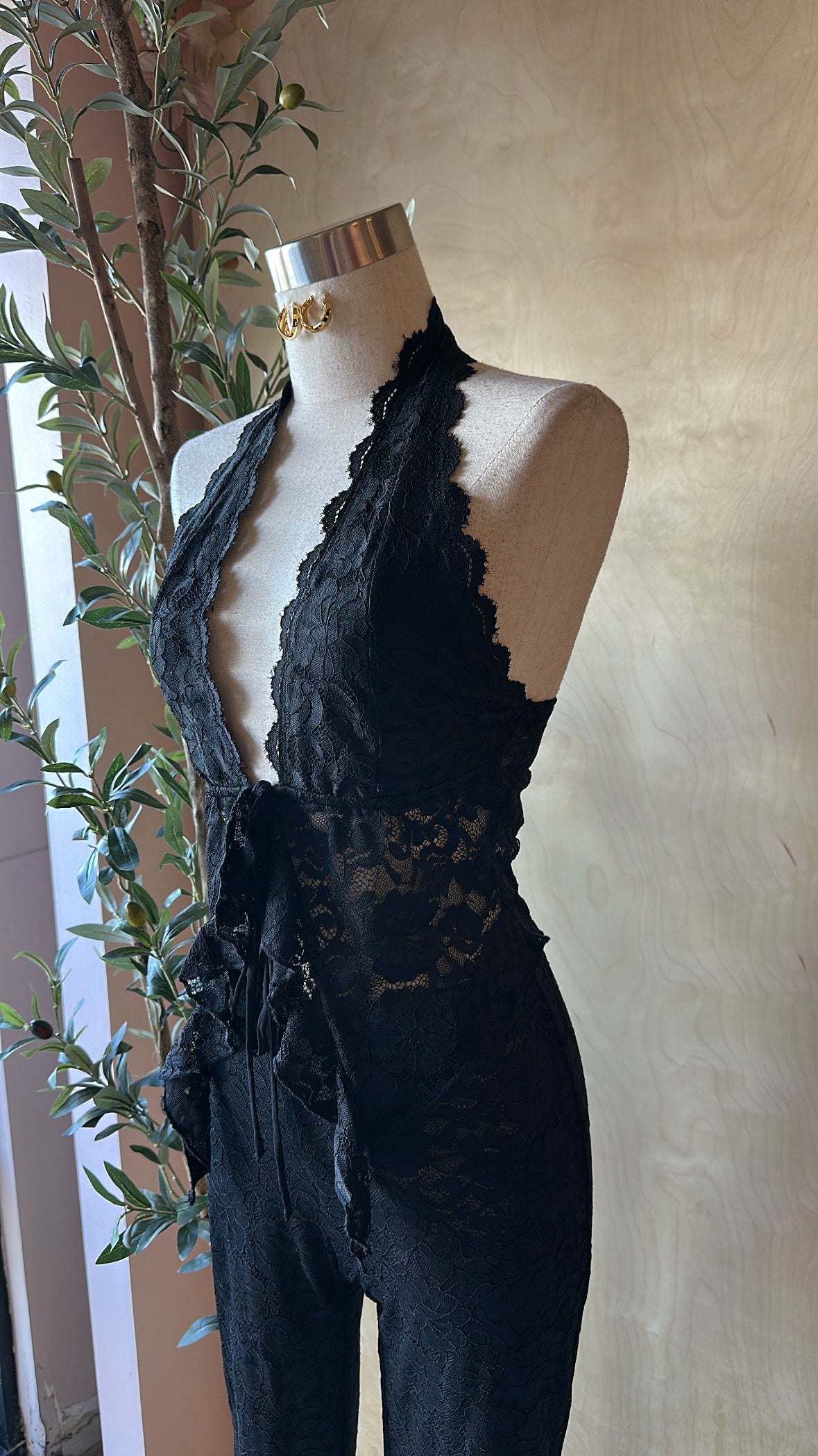 LOVER GIRL LACE SET BLACK