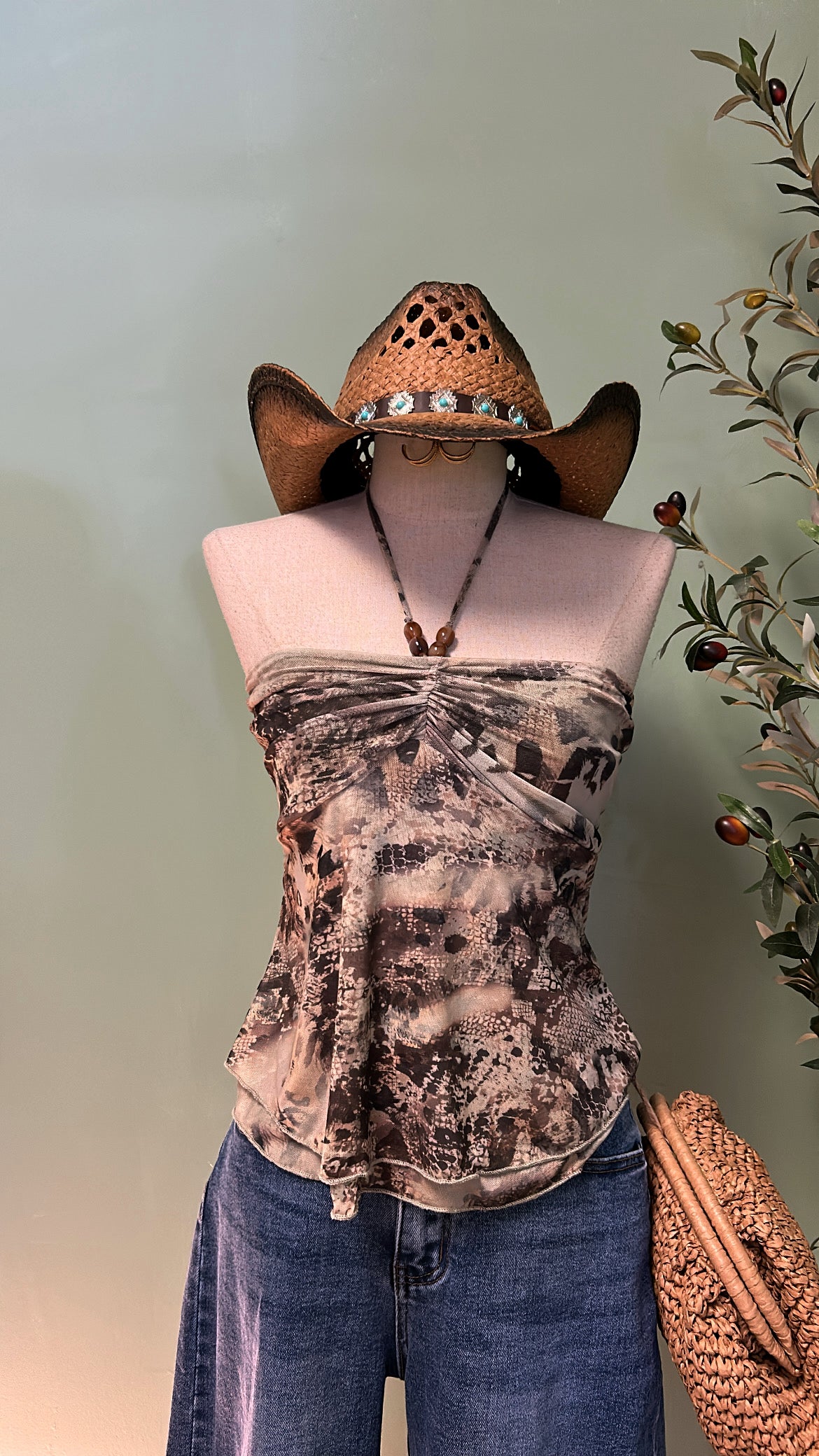 SUN’S OUT HALTER TOP