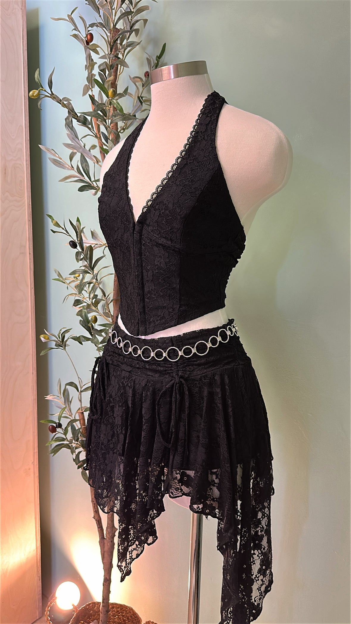 COQUETA HALTER TOP SET