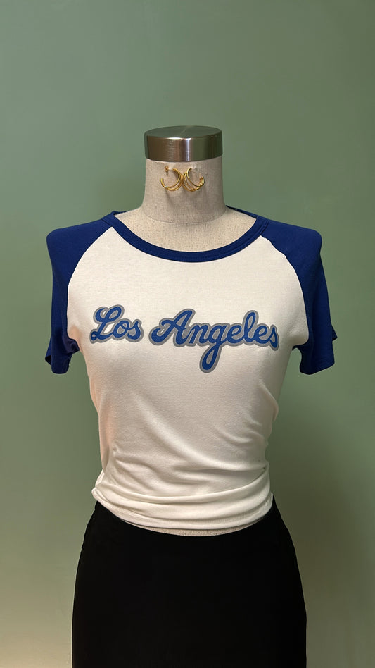 L.A. RAISED BADDIE BABY TEE