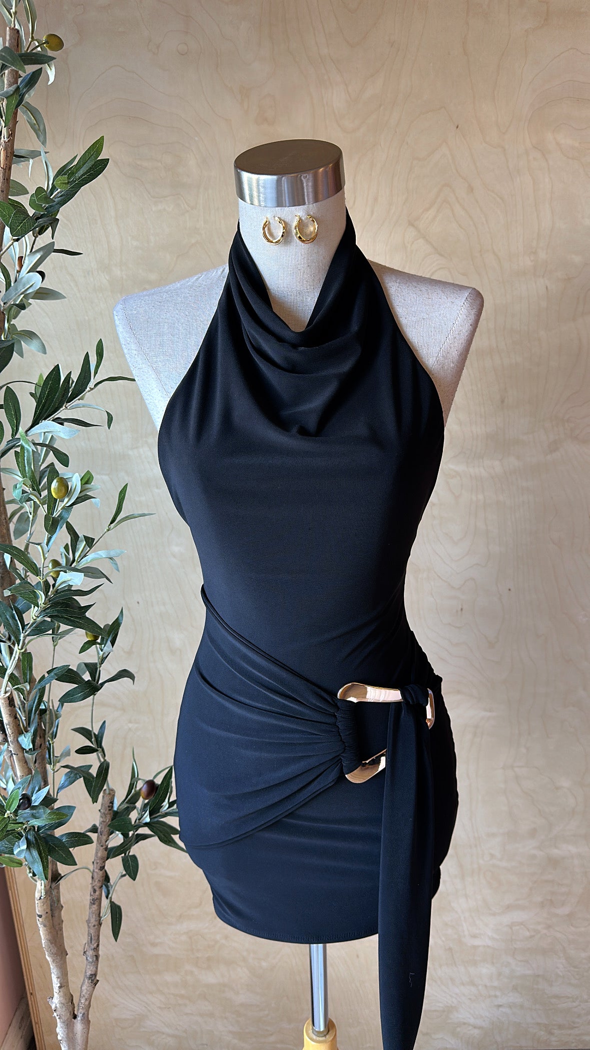 LITTLE ROMANCE HALTER DRESS