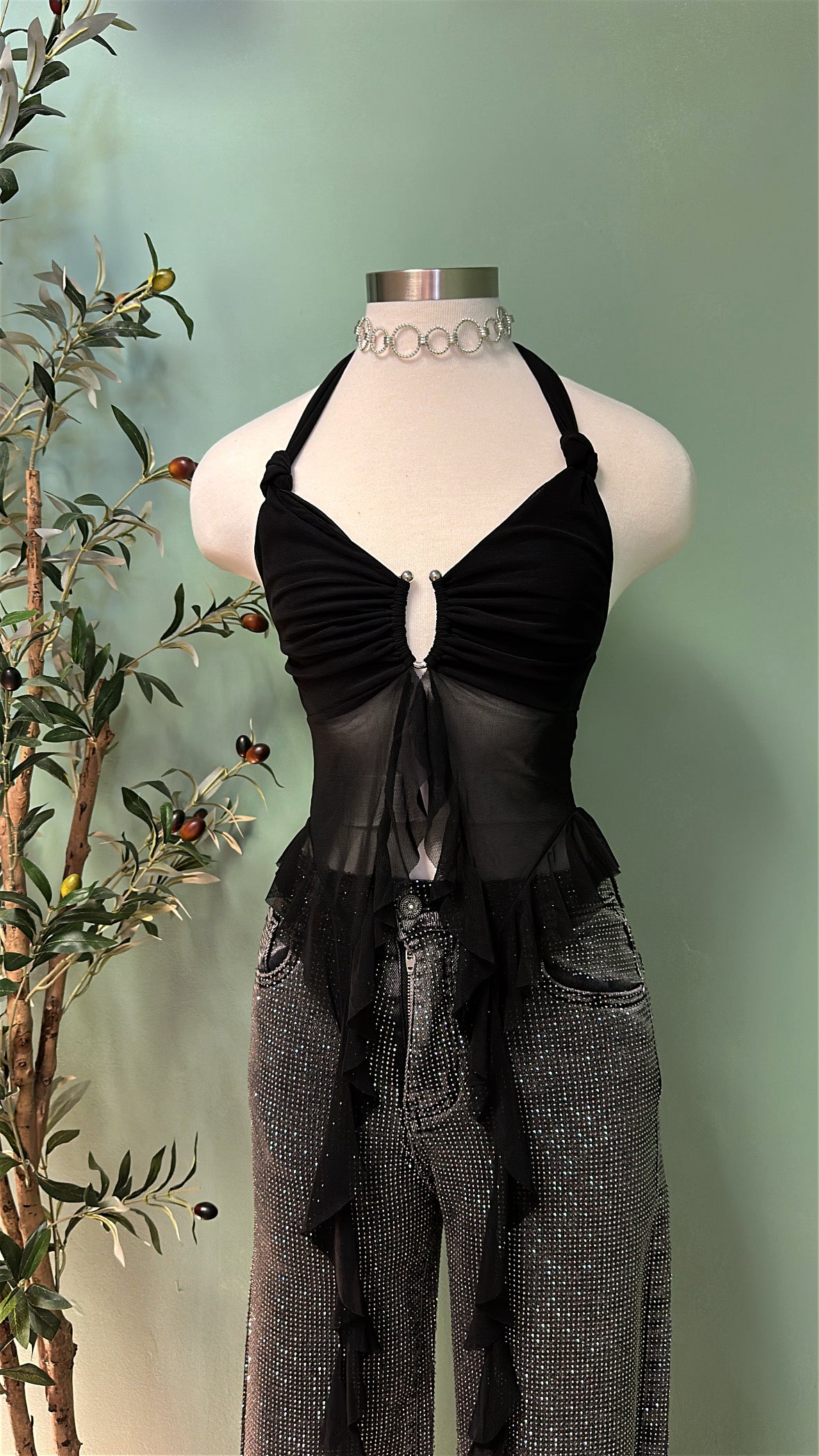 QUE ONDA RUFFLE TOP