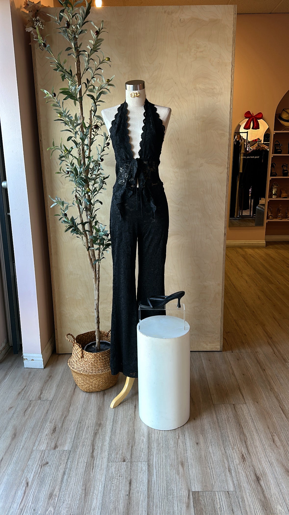 LOVER GIRL LACE SET BLACK