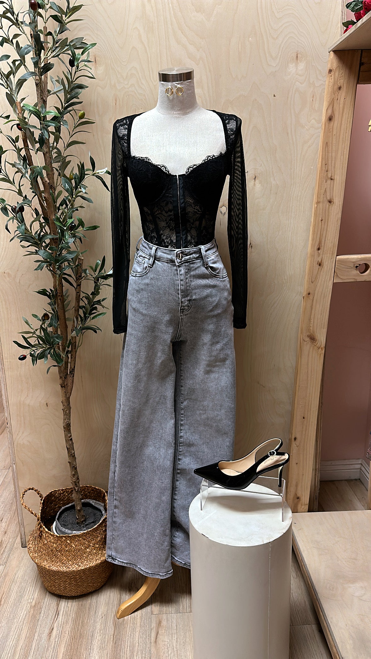 BITTERSWEET LOVE JEANS CHARCOAL