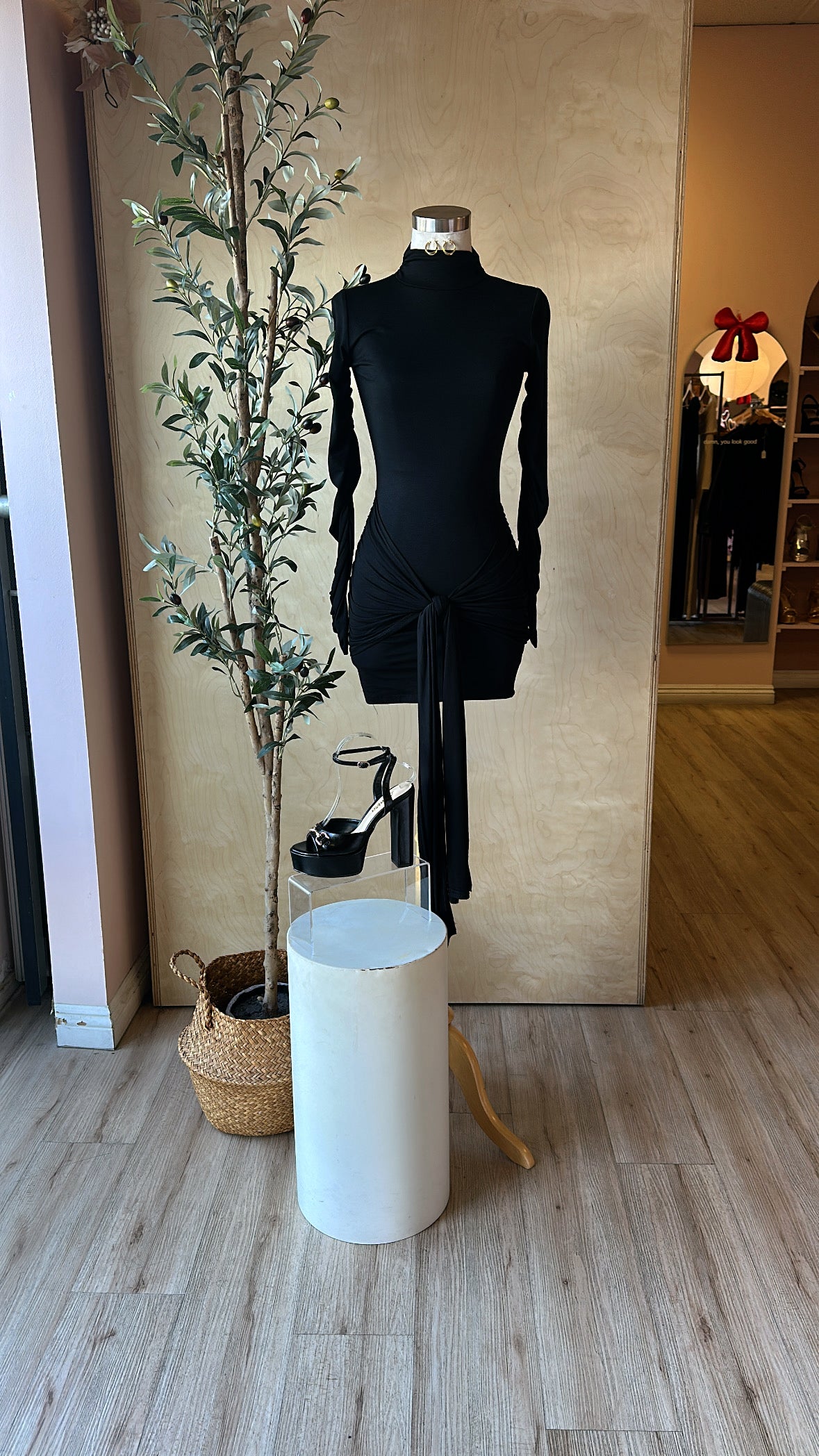 CAUGHT FEELINGS MOCK DRESS RESTOCK