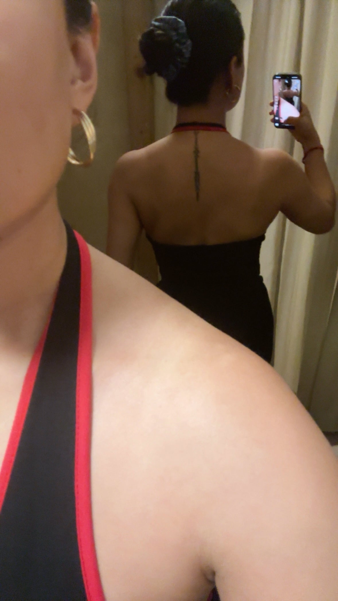 CON TODO MENOS MIEDO HALTER (BLACK)