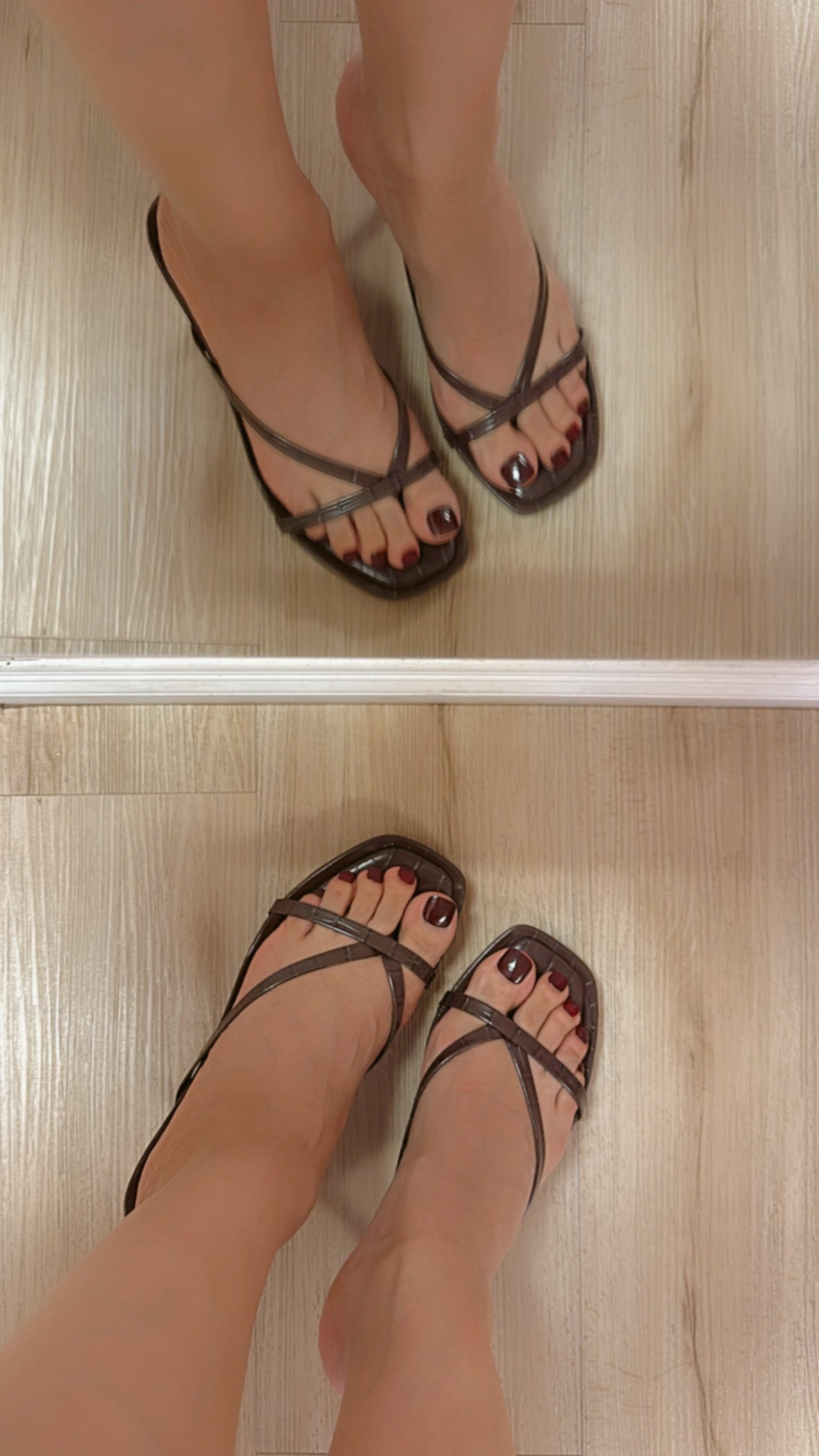 ABEILY MID HEEL SANDALS