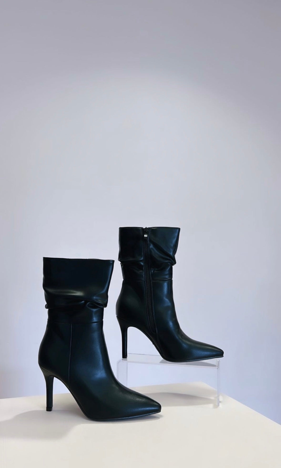 POINTED TOE STILETTO BOOTIES