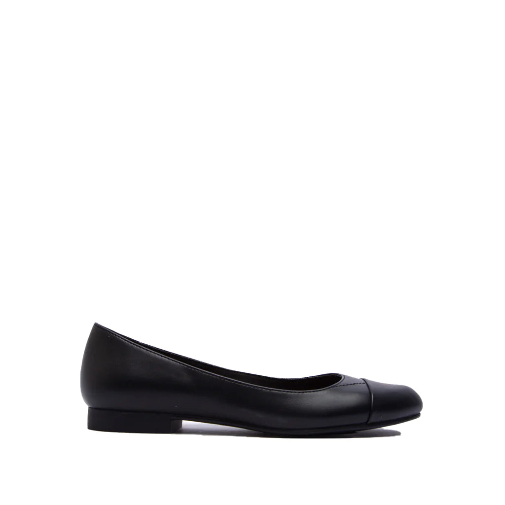 ZAYRA CAP TOE FLATS