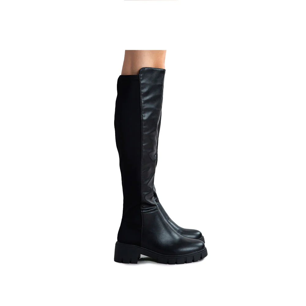 OVER-THE-KNEE LUG SOLE BOOT