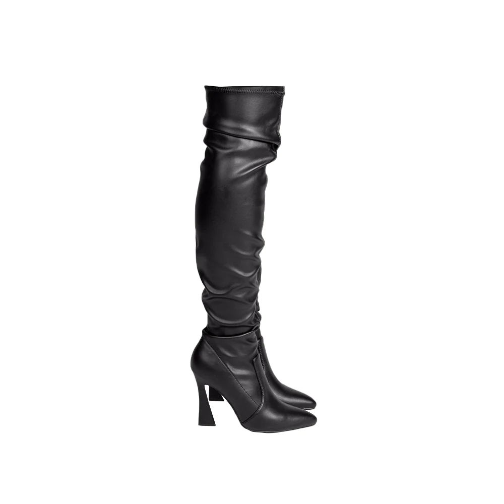 EVENING POINTED TOE STILETTO HEEL BOOTS