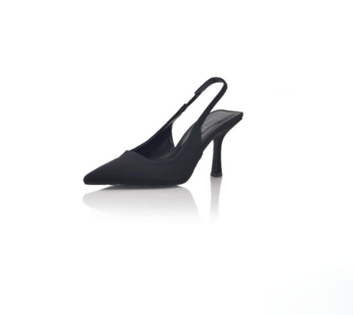 NATALIE SLING BACK POINTED TOE HEELS