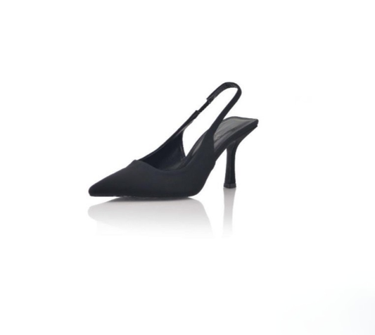 NATALIE SLING BACK POINTED TOE HEELS