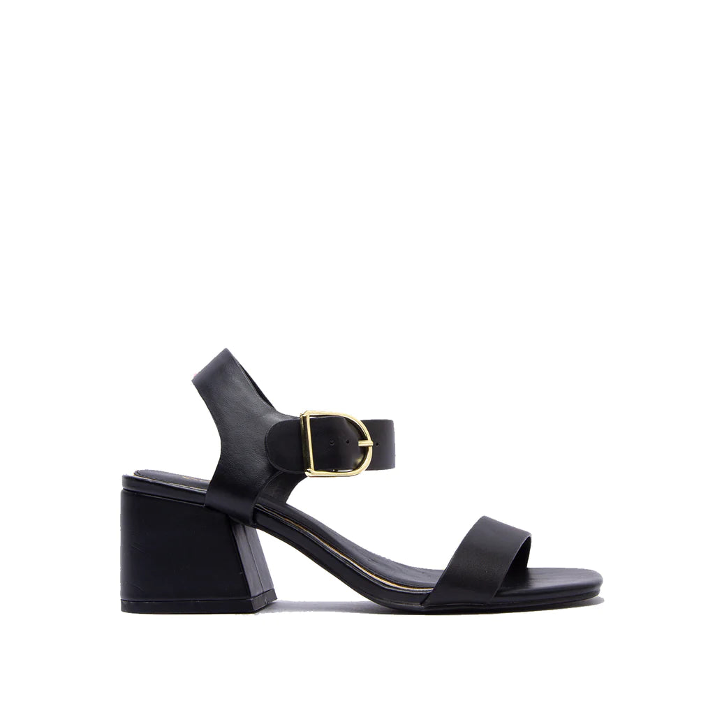 ANKLE STRAP BLOCK HEEL SANDAL