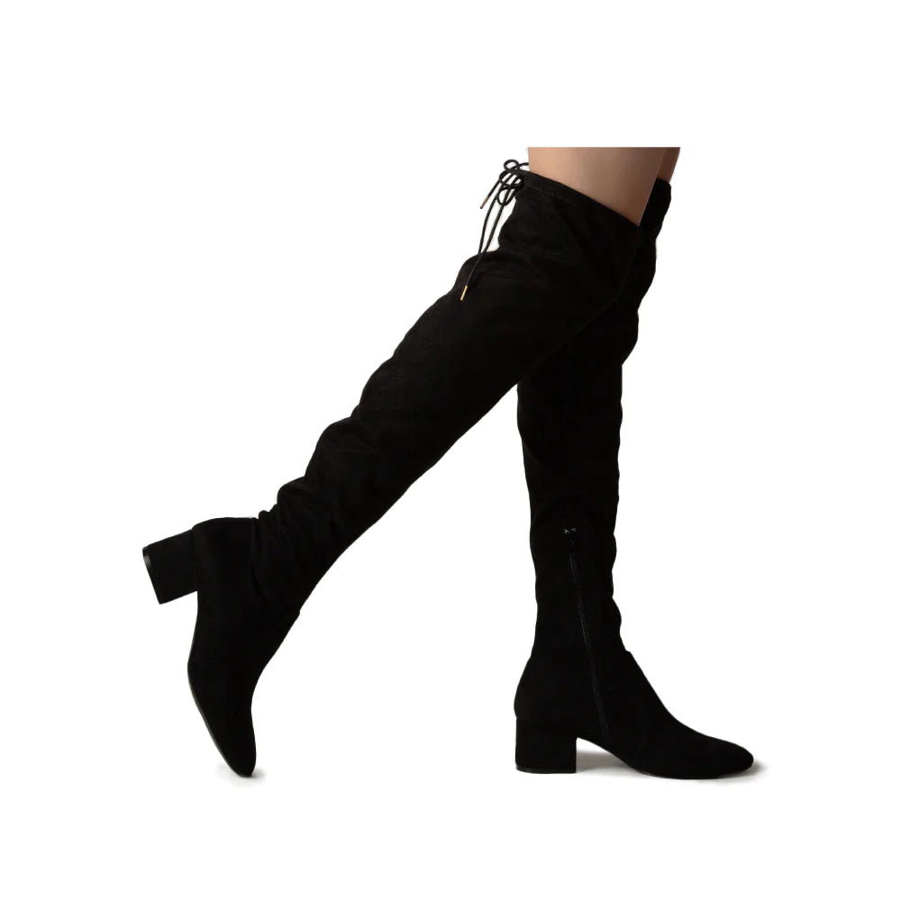 OVER THE KNEE ADJUSTABLE STRING BOOTS (WIDE FEET FRIENDLY)