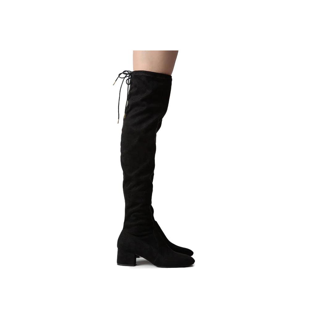 OVER THE KNEE ADJUSTABLE STRING BOOTS (WIDE FEET FRIENDLY)