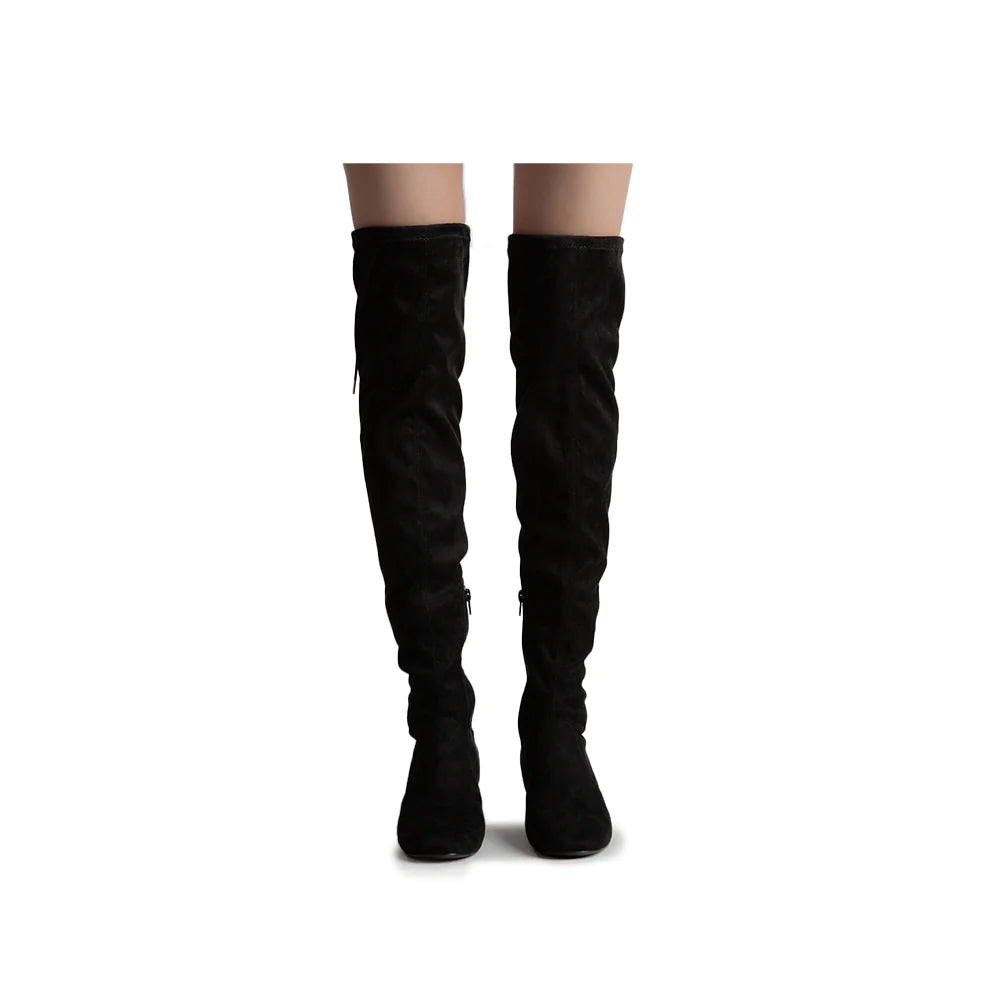 OVER THE KNEE ADJUSTABLE STRING BOOTS (WIDE FEET FRIENDLY)